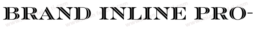 Brand Inline Pro字体转换
